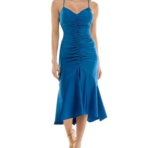 Emerald Sundae Teal High Low Dress